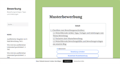 Desktop Screenshot of mustertexte-musterbewerbung.de